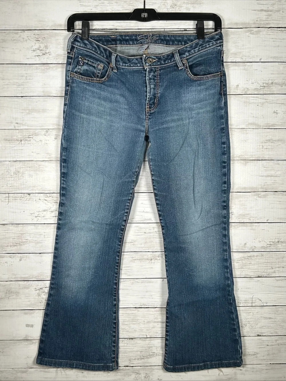 Silver Jeans Co Y2K Low Rise Bootcut Jeans 32x28.5 Blue L13728TRU